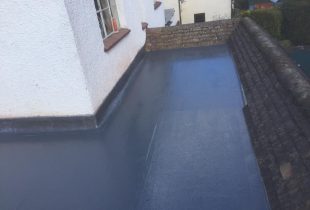 wide shot after a flat roof installation from 5 Star Roofcare in Staines, Shepperton, Chertsey, and London.